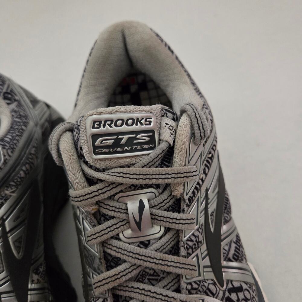 Brooks Adrenaline GTS 17 Gray Lady NYC Limited Edition Running Sneakers Sz 7 - Picture 7 of 15